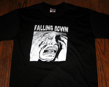 FALLING DOWN "Pissed" T-Shirt Black (Medium)